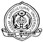 Office of the Registrar Assam Agricultural University JORHAT 785013 No. 2.1 (33)/ RG/ 2012-13/ Dtd.