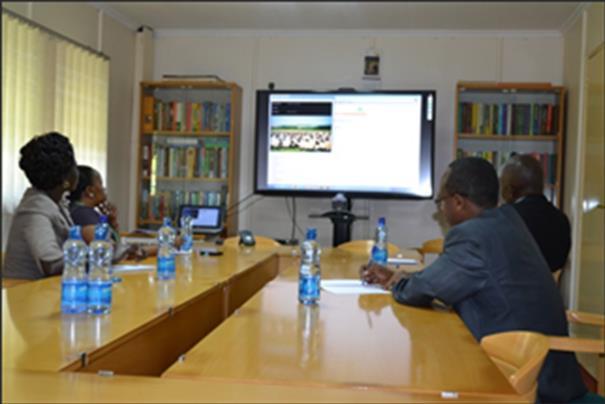 RUFORUM librarians from Kenya participating in the webinar sessions Group photo of the participants 1.2.7 Evaluating Database Usage Access to the databases was officially launched in September 2013.
