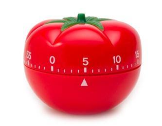 Pomodoro Technique 1. Choose a task 2. Work with intense focus for 25 minutes 3. When distracted, quickly note them on paper 4.
