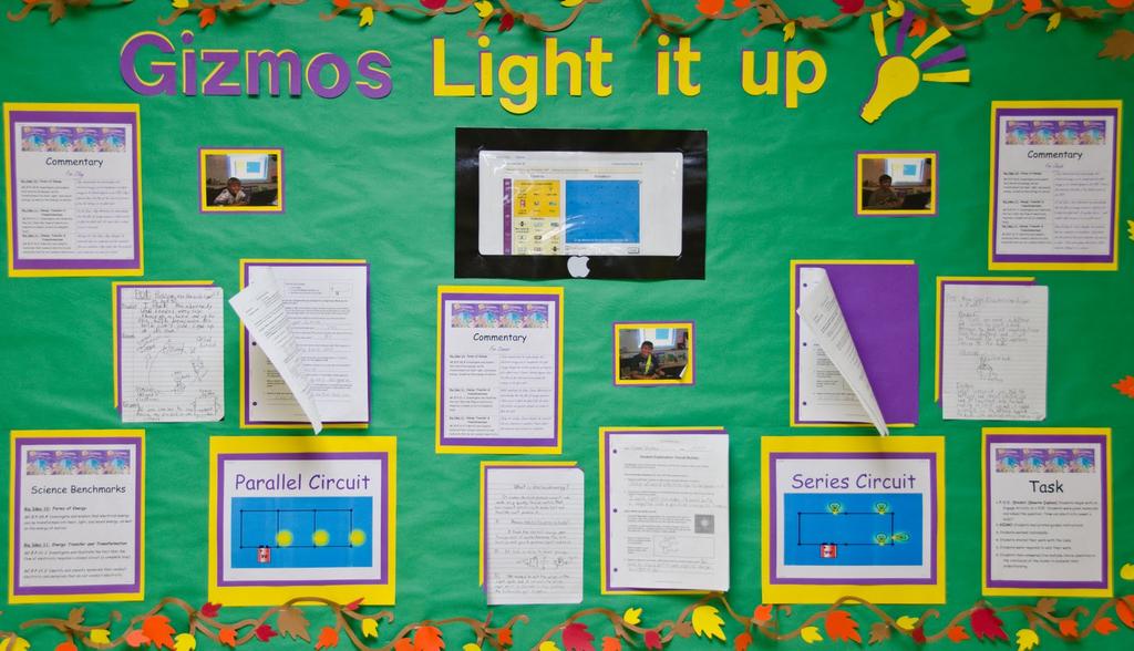 Sample Standards-Based Bulletin Board Title or EQ Commentary Student Work