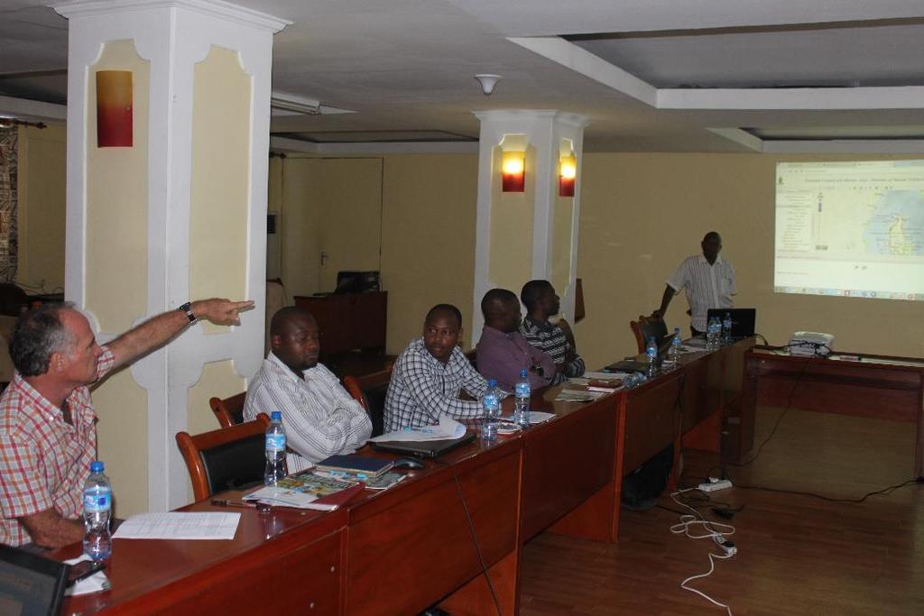 An account of discussions and presentations at the workshop is found in the following chapters: The necessities of coordinating environmental information on (page 12) Data sharing in Tanzania (page