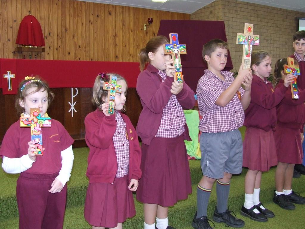 The school is involved in this area of catechesis through the religious education of the child.