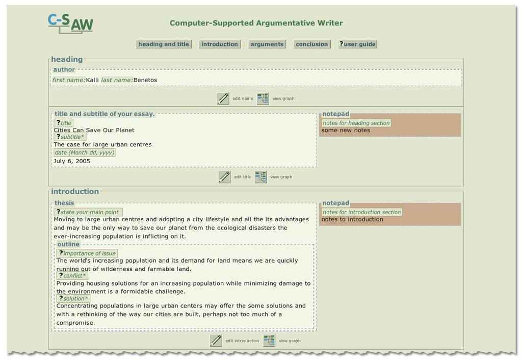 12.3. APPENDIX C SCREEN CAPTURES OF THE C SAW INTERFACE Fig.