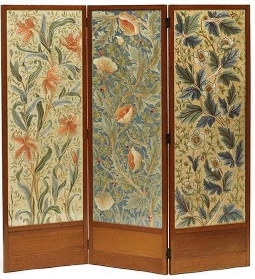Design/P1 9 DBE/November 2016 4.2 FIGURE H: Embroidered screen by Dearle, Arts and Crafts (England), 1885 1910.
