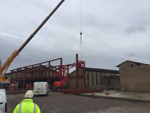 A new student drop off lane will be built at the front of the school, with new public and staff car parking. As you can see from the pictures, the building work is progressing at some pace.