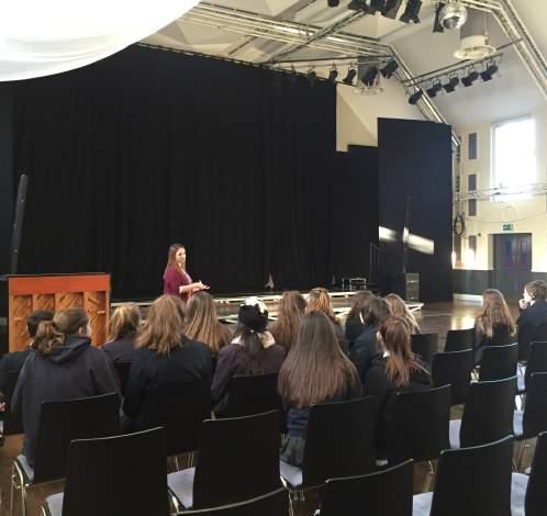 During the afternoon, students were able to gain a good understanding of the procedures and expectations of a live event and they were also given the opportunity to find out about the people who work
