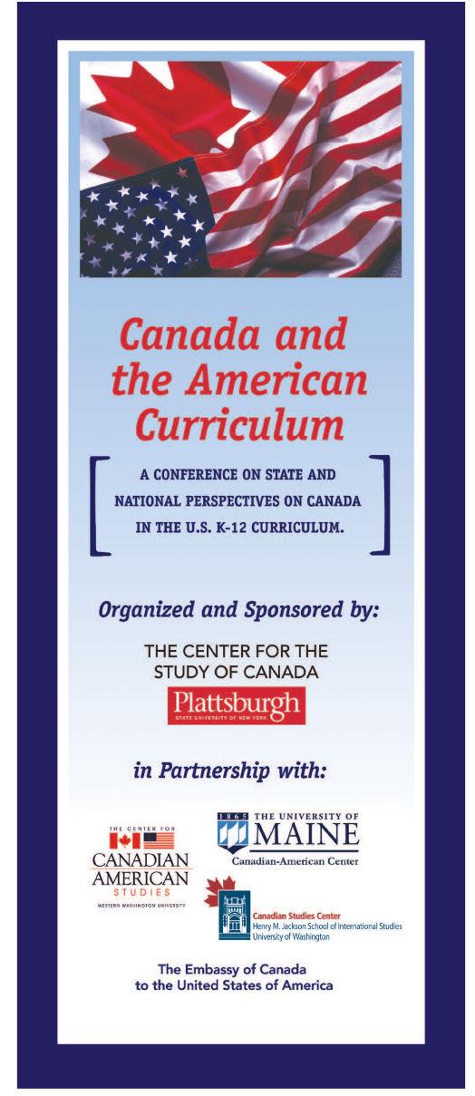 Canada and the American Curriculum Initiative NATIONAL CONFERENCE INVITEES Stakeholders from various constituencies including: state-level departments of education; national standards associations; U.