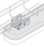 mesh tray of width from 100 to 600 SLU 100 BRACKETS 30 u