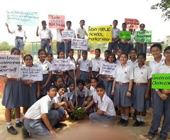 TEAM, who not only planted the saplings but also took pledge to take