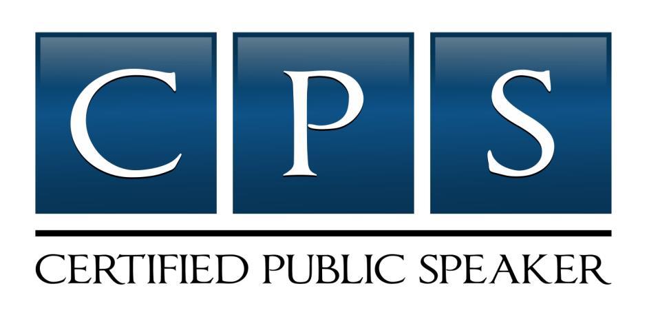 CERTIFIED PUBLIC SPEAKER (CPS) STUDY