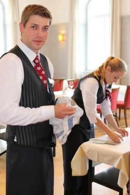 experience in the hotel or catering profession as a prerequisite for entry to the Swiss