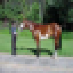 , 2015), (ii) the input resolution and (iii) the properties of the dataset. In contrast to horses, faces do not have thin parts and exhibit limited deformations.