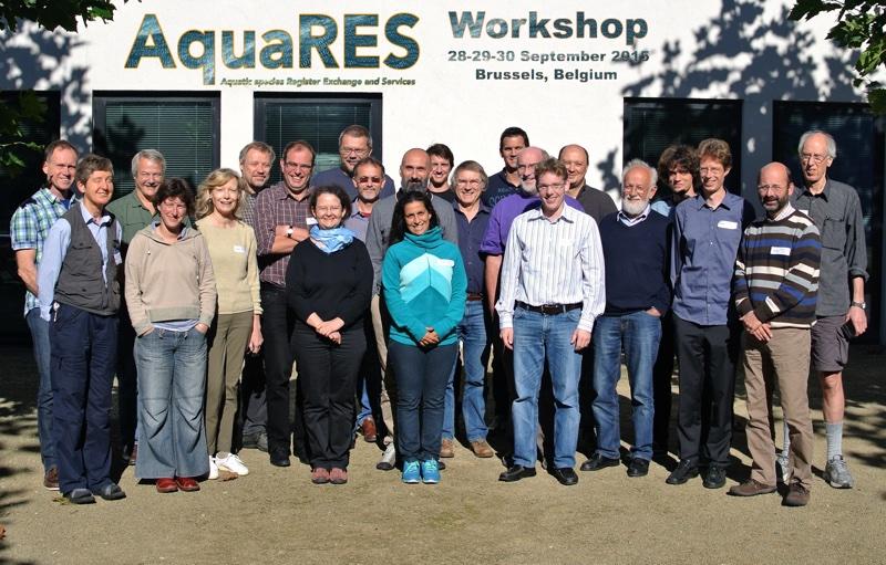 Report AquaRES workshop 28 30 September 2015, Brussels Report: Aaike De Wever, Leen Vandepitte, Quentin Jossart Participants: See below Summary From the 28th to the 30th of September, taxonomic