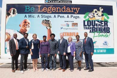 Poetry April 8 - April 18, 2015 The support of Louder Than A Bomb Florida by the Miami Dolphins Foundation went far beyond a financial contribution.