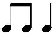 Rhythm patterns help students develop the ability to read music in groups rather than note by note.