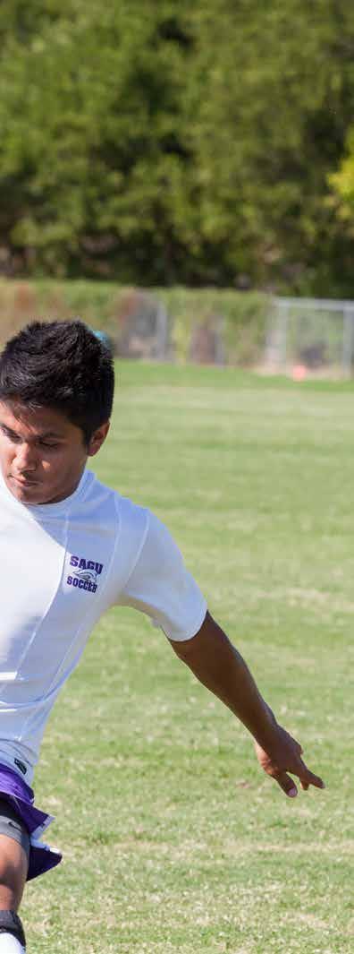 Playing club and high school soccer at a high level, he felt confident in his athletic ability. He had one goal in mind to use his gift for soccer to help pursue a quality education.