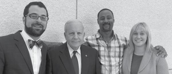 Cheydrick Britt, Florida s 14th DNA exoneree, with his legal team: Charles Murray, Bonita Springs attorney, and Seth Miller and Melissa Montle, attorneys with the Innocence Project of