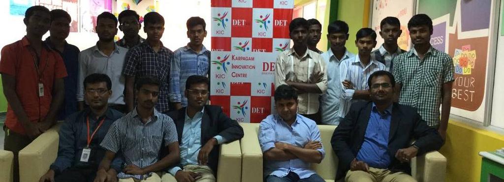 Karpagam Innovation Centre in Karpagam College of Engineering organized a Guest Lecture on Crazy Meet up with Young Entrepreneur.