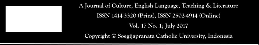 Sogijapranata Catholic University, Indonesia; English Education Program, Post Graduate Study, Universitas