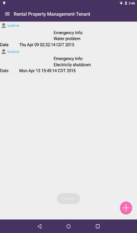 5.24 Emergency Info On clicking Emergency info in the navigation drawer as shown in Figure 5.