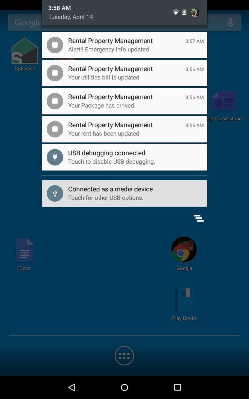 5.27 Push Notifications As shown in the Figure 5.