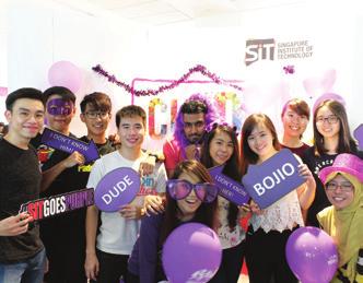 Even though the haze meant that some activities were moved indoors, the fun still continued during the three-day, twonight camp organised to welcome the latest intake of SIT students.
