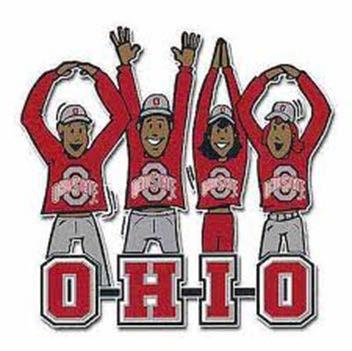 A Google search of O-H-I-O cheer or O-H-I-O chant likewise turns up dozens of hits all referring to Plaintiff, while a search in Google images turns up more