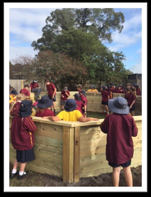 GaGa Pit Last year many of our 3/4 students returned from their camp asking if it was possible if St Kieran s could build a GaGa pit.