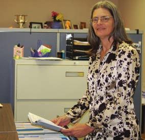 Vesser keeps the central office running smoothly by helping IPS staff reserve UT cars, ordering office supplies, ensuring new employees have access to needed resources, and working closely with UT