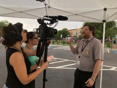 Planetarium Solar Eclipse Event Planetarium Manager Andrew Kerr speaks with the media The CSN Planetarium hosted more than 1,000 onlookers August 21 during the solar eclipse, eager for not only a