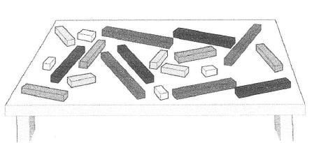 Cuisenaire rods Originally invented by the Belgian educator Caleb Gattegno (see the Silent Way on page 68), these small blocks of wood or plastic of different lengths (see Figure 3) were originally