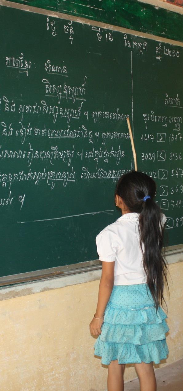 In sum Theory of change that cash transfers may improve achievement by encouraging school enrolment and attendance. In Cambodia, a CCT did increase enrolment and attendance but not test scores.
