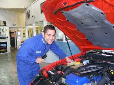 Case Study, November 2016 Working here is awesome says young apprentice Apprentice mechanic Caleb always wanted to work with cars, and says he is lucky to be where he is today, doing an