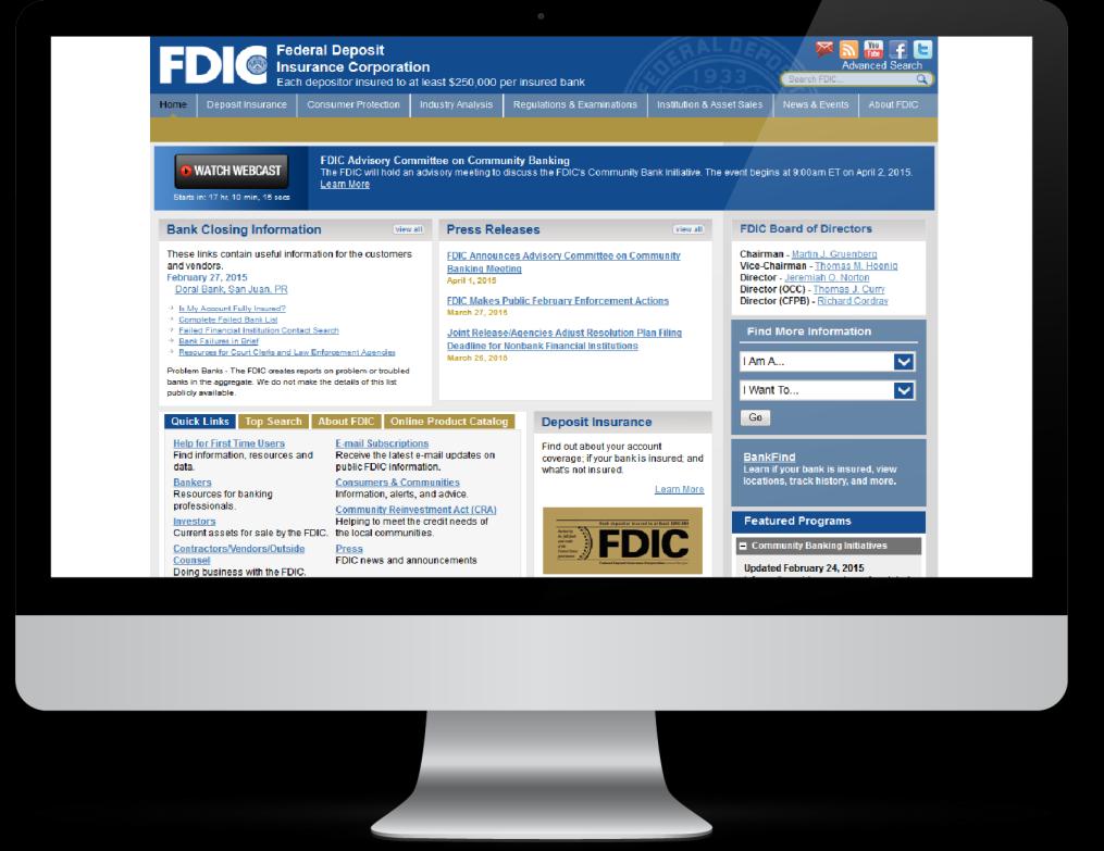 Resources FDIC.