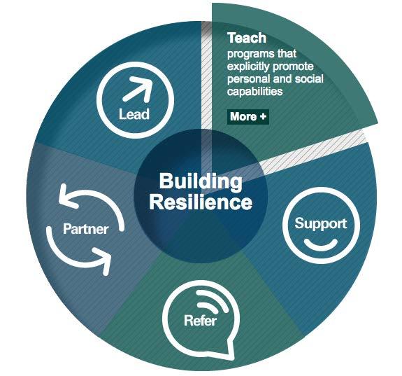 The Victorian Resilience framework Victorian Department of Education and Training have established an evidence-based resilience framework.