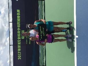 Ke has qualified to play in the final of the Nike Junior Tournament Circuit (top 32