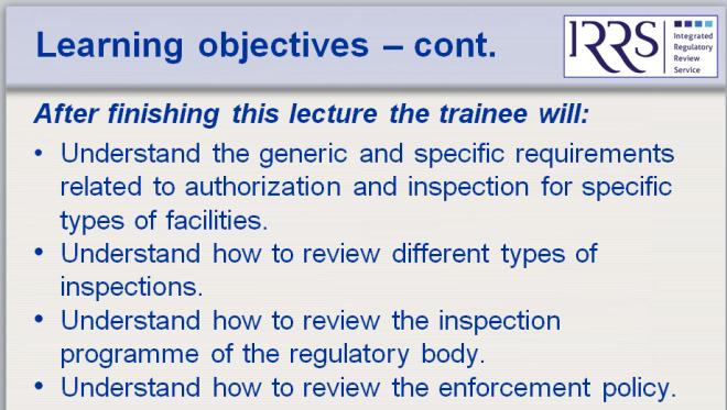 an example of graded approach related to inspection activities 4) What is a