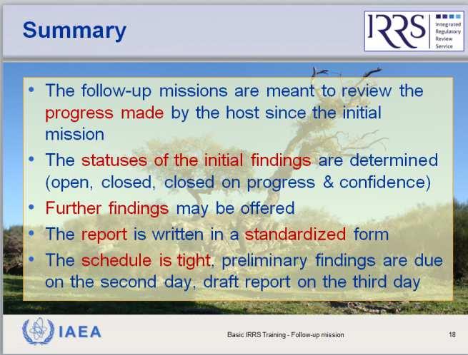 follow-up mission? 2) Can you formulate new observations in a follow-up mission?