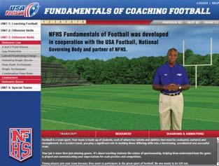 IN THE NEWS Coach Education Program Adds Football Course BY PAIGE FLYNN High School Today May 09 30 As a means of improving high school football coaching around the nation, the NFHS recently added