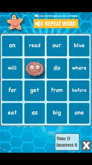 App Name: Word Bingo The Word Bingo app takes Dolch s sight words and puts them into a game format. Players can make a player profile, including a cartoon of themselves.