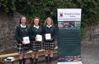 Katie Hurley has been placed in individual competitions, and Jane Hosey finished fourth with an Ursuline Waterford team.