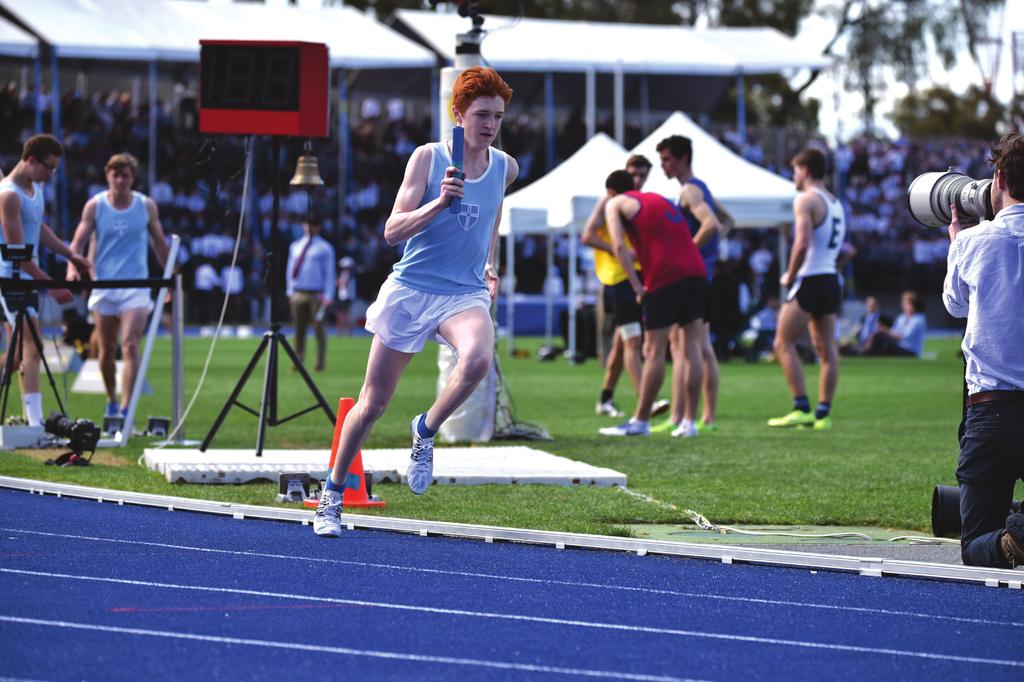 ALL ROUNDER Jye Perrott ALL ROUNDER CAPTAIN OF ATHLETICS 2016 Captain of Athletics, Jye Perrott, believes that the key to his HSC success was keeping a focus on his extra-curricular opportunities