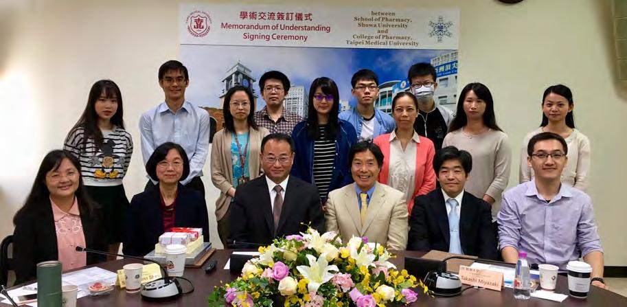 New MOU s with Taipei Medical University Showa University s School of Dentistry (since 2006) and School of Medicine (since 2012) have had successful exchange agreements between Taipei Medical