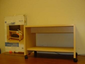Characterizing Diagrams Produced by Individuals and Dyads 217 Fig. 2. Picture of assembled TV Stand used in Experiments 1 & 2.