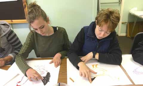 Year 9 students learn from local artist in Forts