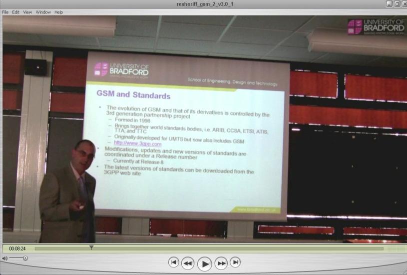 For the example of interactive lecture materials, as shown in Figure 3, the lecturer records the audio of the lecture and syncs the material to the lecture material.