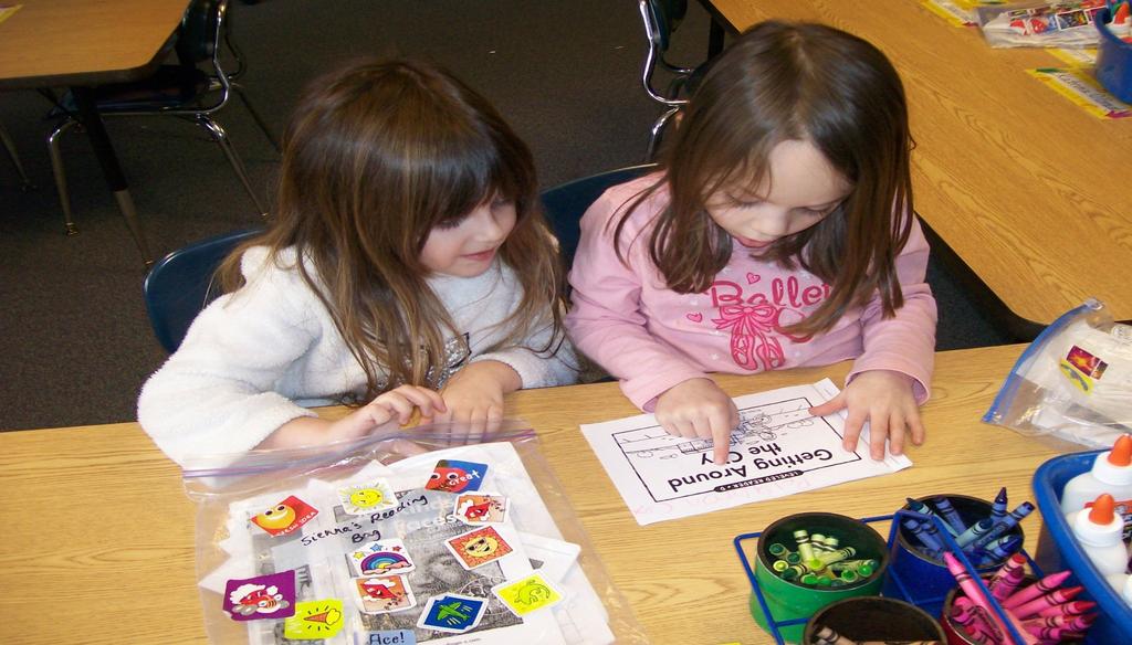 In Kindergarten, your child will meet for guided reading.
