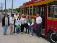 of the l3lue Water Bridges and the Thomas Edison statue and depot. A stop in the historic downtown district of Main Street Port Huron was included in the tour.