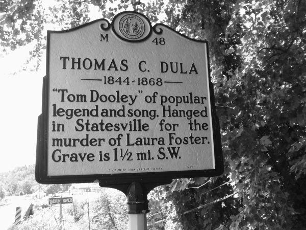 CHAPTER ONE Iredell County Hang down your head, Tom Dooley. Hang down your head and cry. Hang down your head, Tom Dooley. Poor boy, you re bound to die. - Ballad of Tom Dooley 1 Image 1. Thomas C.