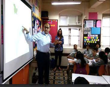 Grade 4 Transdisciplinary theme: Sharing the Planet Central Idea: Finding peaceful solutions to conflict can lead to a better quality of human life Mr Vibhav Parikh spoke to the students